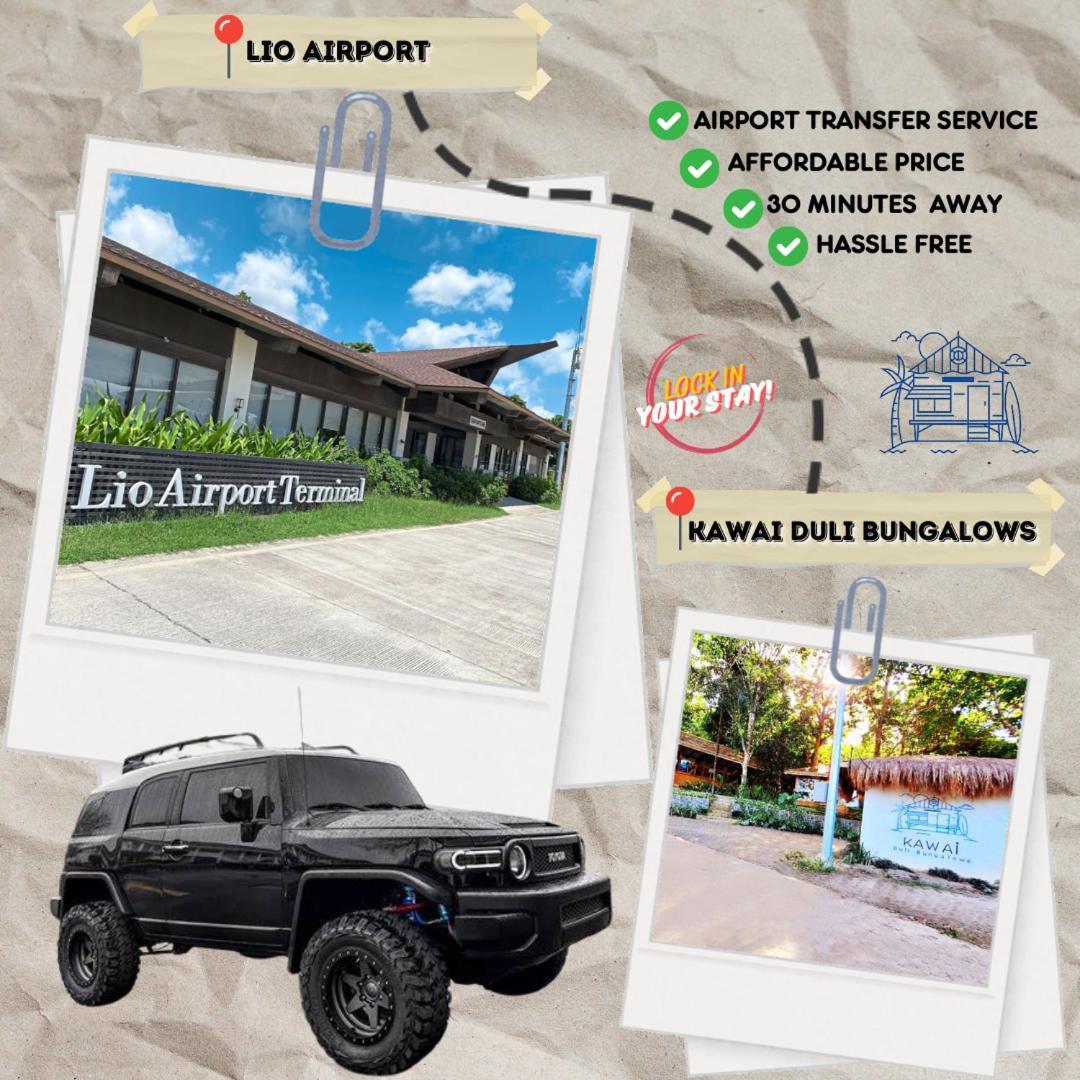 Kawai Duli Bungalows เอลนิโด ภายนอก รูปภาพ